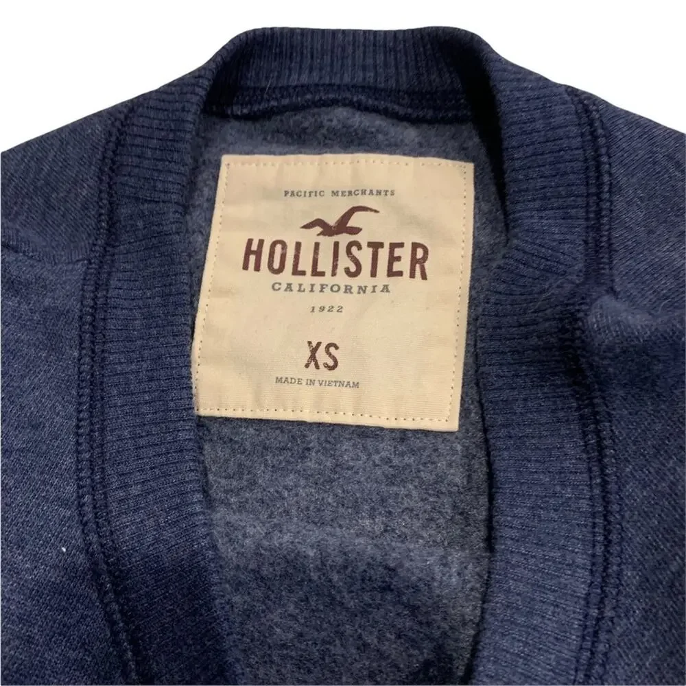 HOLLISTER‎ sIze XS blue sweatshirt. Long sleeve.see measurements. - Picture 3 of 7